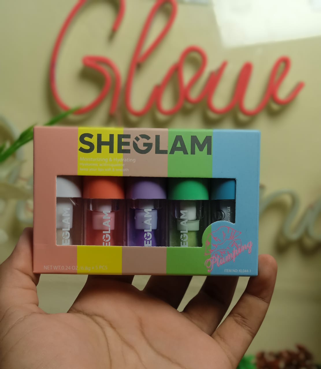 SHEAGLAM Moisturizing & Hydrating Gloss Plumping Lip Gloss | Pack of 5