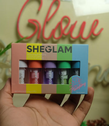 SHEAGLAM Moisturizing & Hydrating Gloss Plumping Lip Gloss | Pack of 5