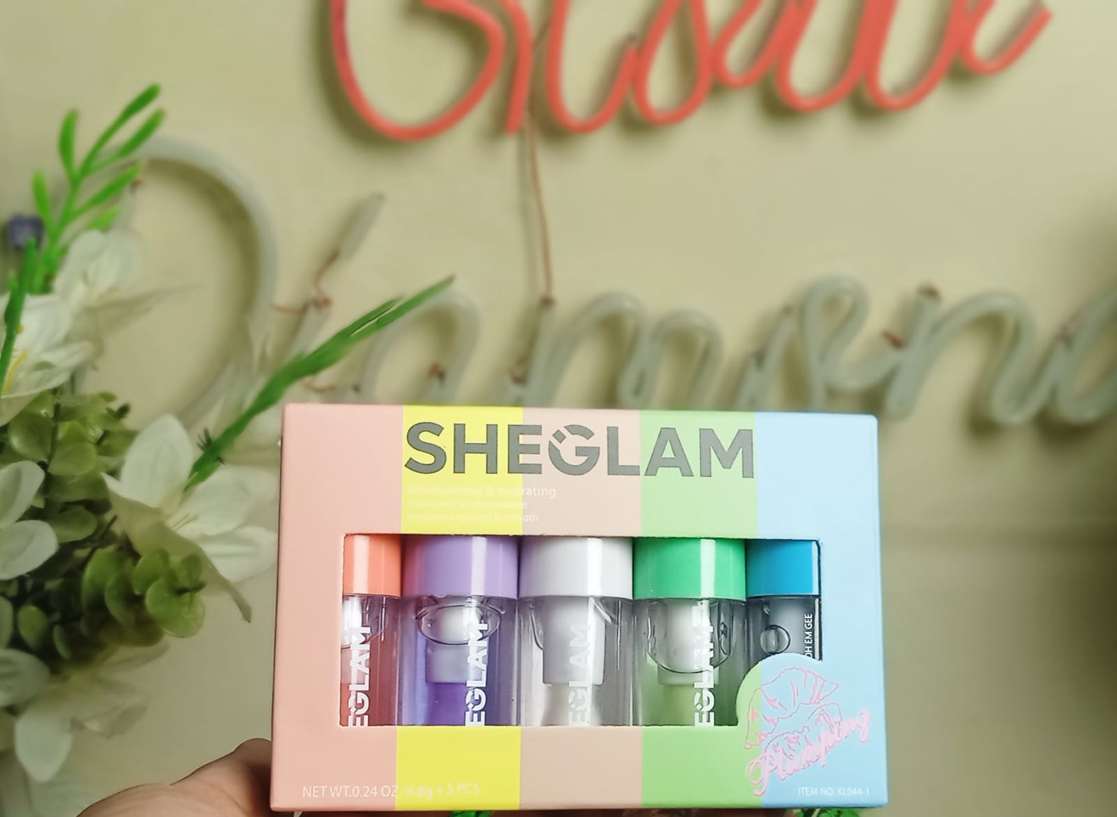 SHEAGLAM Moisturizing & Hydrating Gloss Plumping Lip Gloss | Pack of 5