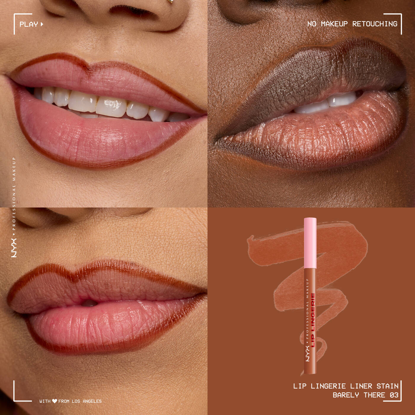 NYX professional makeup Lip Lingerie Lip Liner Stain