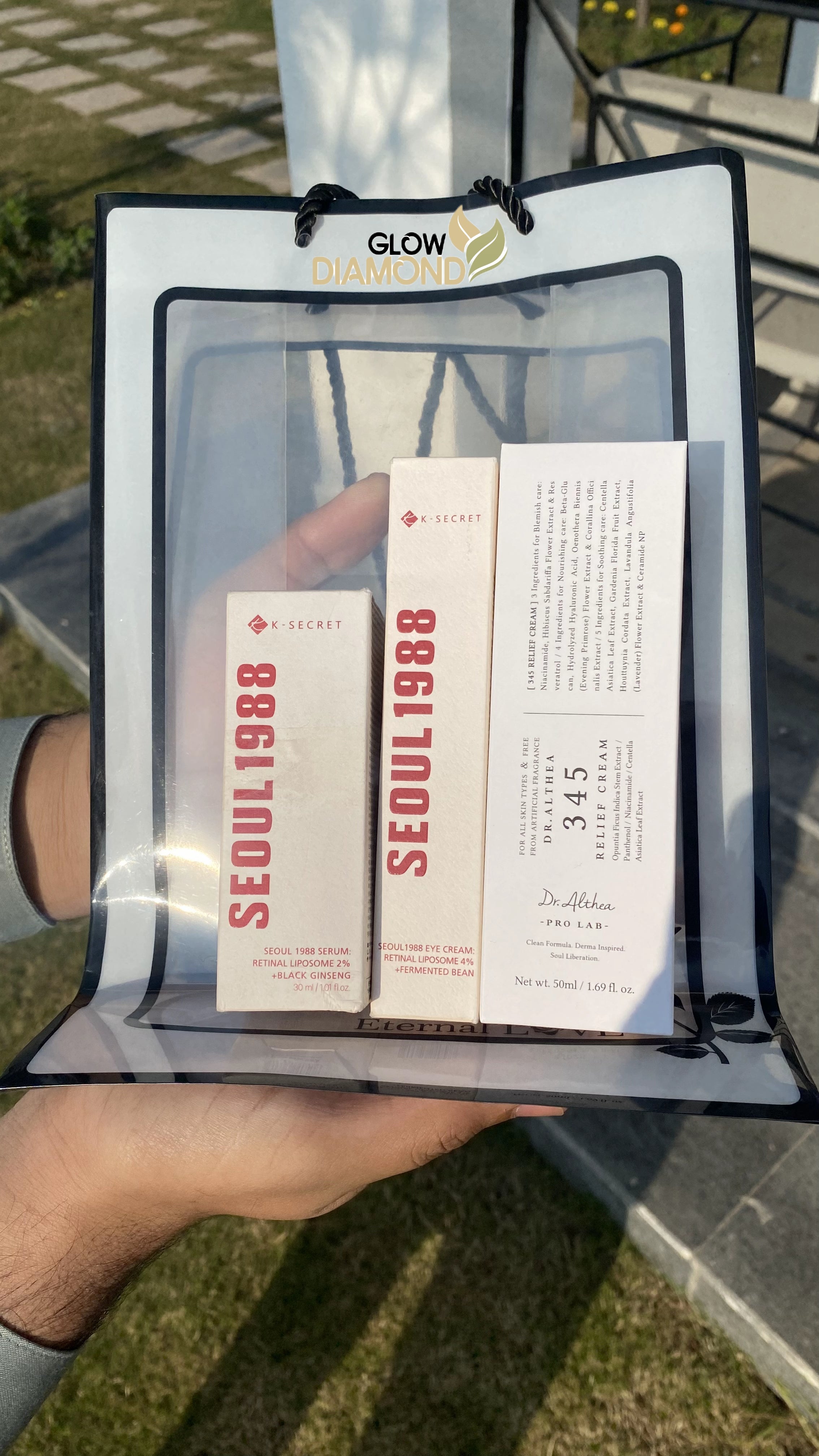 Deal No 3. SEOUL 1988 Serum and SEOUL 1988 Eye Cream+Dr. Althea's 345