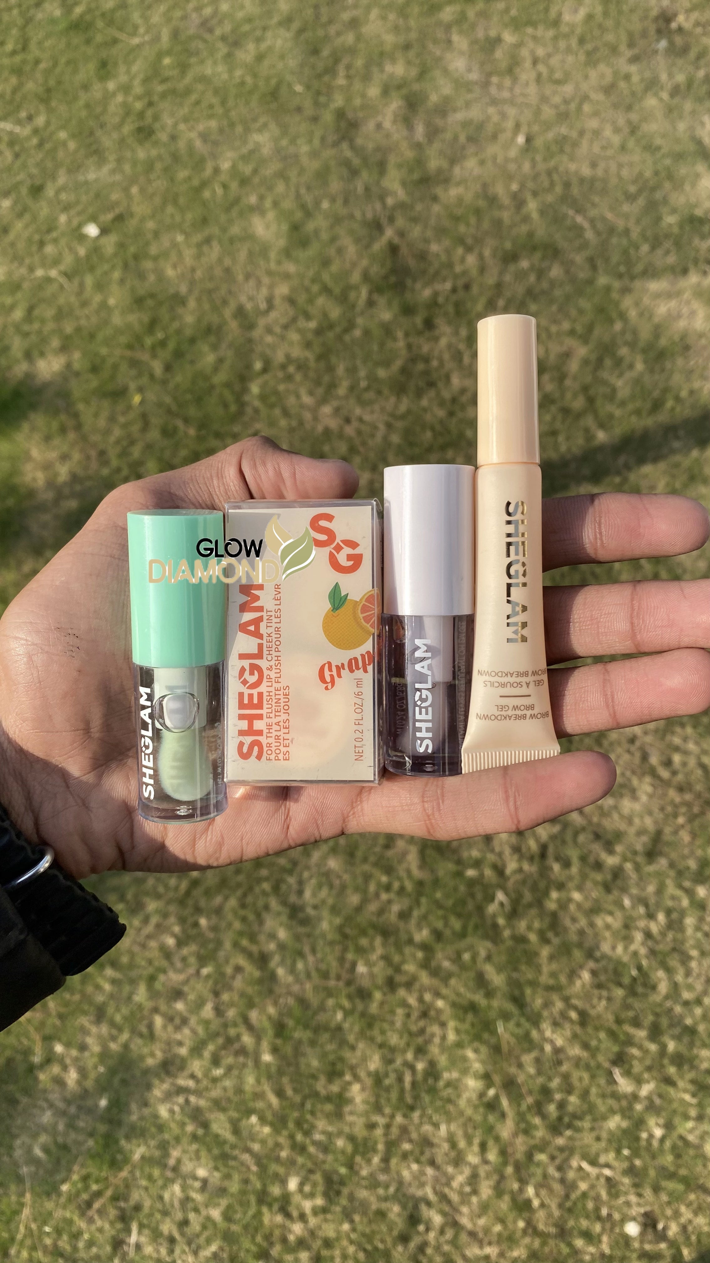 Deal No 14. Sheglam Lip & Cheek Tint+Sheglam Waterproof Eyebrow Gel+2xSHEGLAM | Lip Oil